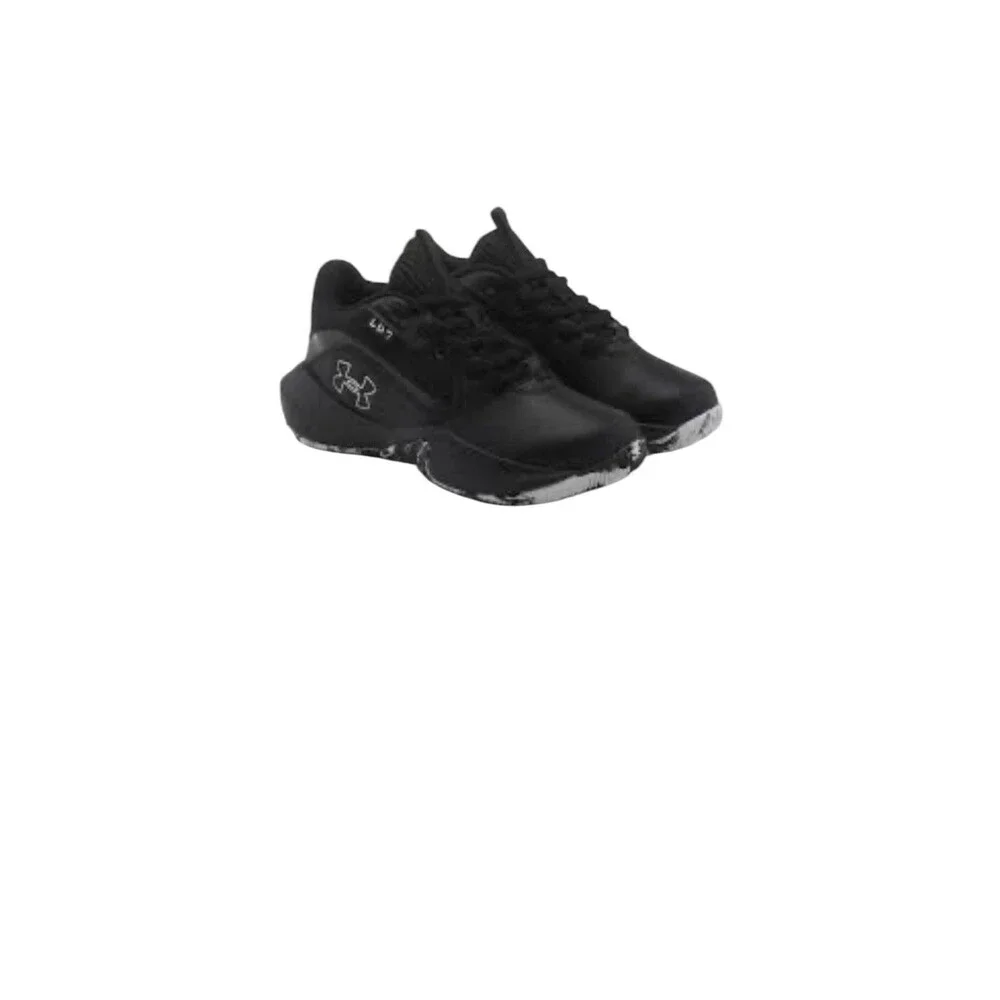 Under Armour UA GS Lockdown 7 Black/Black Kids 4Y New